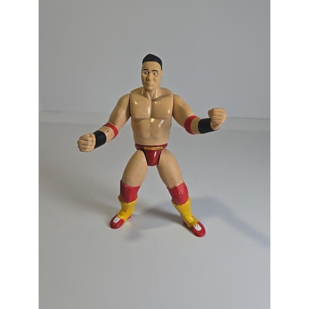 1997 WWF Ken Shamrock JAKKS Pacific Bone Crunching Action Figure Vintage WWE